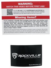 Rockville CL16-100-4 CL2 Rated 16 AWG 100′ 4 Conductor Speaker Wire In Ceiling