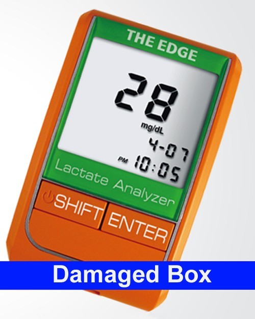 THE EDGE Lactate Meter, Test Kit for Lactate. DAMAGED BOX. USA Seller