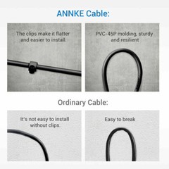 4pcs 100ft Video Power Cable BNC RCA Cord Wire for CCTV Security Camera System