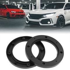 uxcell Pair Universal 4″ Car Speaker Spacer Adapter Bracket Holder Black