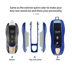 Porsche Key Fob Cover 3-Piece Painted Key Shell Case Protector /think I need