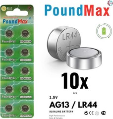 10 x AG13 LR44 1.5 V Alkaline Button Cell Battery