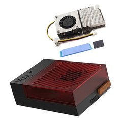 Versatile ABS & Metal Pi 5 Case High Strength ABS ABS & Metal Pi 5 Case for