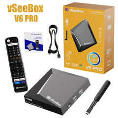 vSeeBox V6 Pro TV Box Support Voice Control Android 14 8KHD Upgraded from V5 Pro