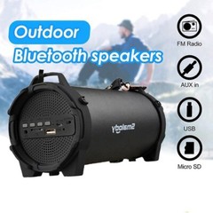LOUD BLUETOOTH SPEAKER Portable Wireless Boombox Aux Rechargeable Bass System
