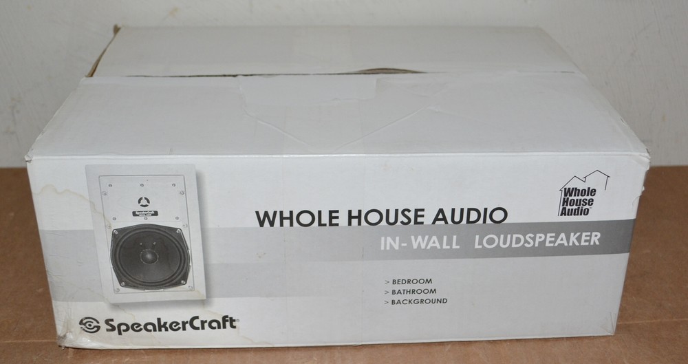 SpeakerCraft WH6.0RT White In-Wall Speaker 6.5 Inch