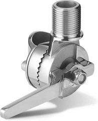 Marine VHF Antenna Mounts Ratchet Mount 316 Stainless Steel Boat Adjustable