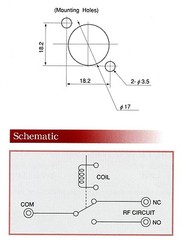 New Tohtsu CX-600M 12VDC SPDT UHF SO239 Coaxial Antenna Relay