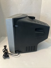 Sanyo TV 13″ DS13204 Front A/V Inputs Retro Gaming w/Remote Working-Coaxial Con