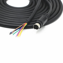Mini-8P Cable ,Mini DIN 8 Pin Male MD8 to Wire End Connecter Adapter Cable for P