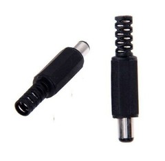 10 pcs 2.5mm x 5.5mm Male DC Power Plug Socket Jack Connector Adapter