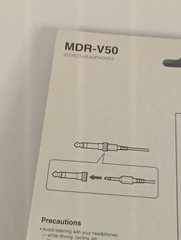 Sony Studio Monitor MDR-V50 Headphones New Package Free Shipping