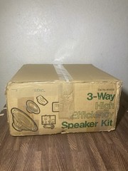 RARE 1982 Realistic 3-Way Speaker System Network Kit With 12” Sub BRAND NEW