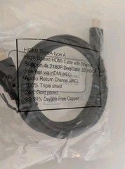 (10-Pack) HDMI 6FT CABLE 24K GOLD PLATED 4K TRIPLE SHIELD ARC Type A