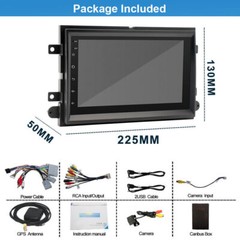 7″ For Ford F-150 F150 2004-2008 Android 14 Car Radio Stereo Carplay GPS Navi