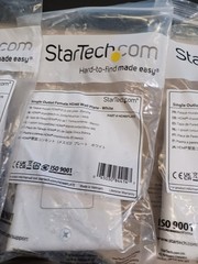 Lot Of 3 StarTech Single Outlet Female HDMI Wall Plate – 1-gang – HDMI Digital