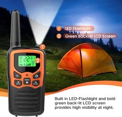 Long Range Walkie Talkie 2/4Set 100 Mile Two Way Radio Charge Headset Waterproof