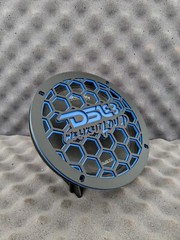 1pc Flat ABS plastic Audio Protective Speakers Grille DS18 Audio Mesh Grid