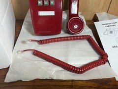 Cortelco 2554-MD-RD 255447-VBA-20M D Wall Valueline Red! Office! Emergency! 2554