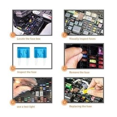 120Pcs Blade Fuses Assortment 5, 7.5, 10, 15, 20, 25, 30 AMP Regular Mini ATM/AP