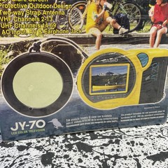 CASIO JY-70 LCD COLOR TV Mini Pocket Portable Television – Sealed With Rip