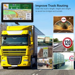GPS Navigation For Car/Truck Touch Screen Maps w/ Spoken Direction 7″ 8G+256M US