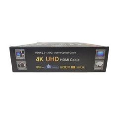 Gigacord AOC Fiber Optic HDMI 2.0 4K UHD 18gbps HDCP 2.2 HDR 10, 15m / 50ft