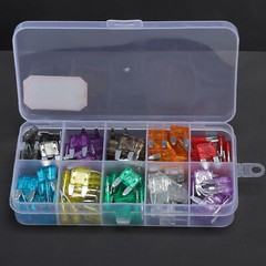 Mini Car Fuse Assortment Assorted Kit Blade Set Auto 120 pc Truck Automotive