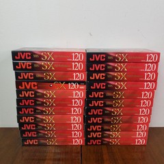 lot of 22 used blank VHS tape JVC RCA T-120 Various Brands Found Footage