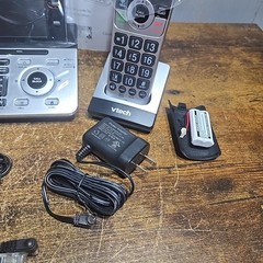 VTech IS8251-3 Business Grade 3-Handset Expandable 3 Handset, Silver/Black
