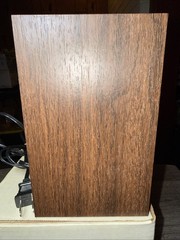 Vintage Realistic Wide Angle Strobe Light Walnut Veneer Finish 42-3009A w/ Box