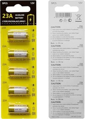 23A 12 Volt Battery 12V Alkaline Battery 5 Count,23A 12v Battery for Remote USA*