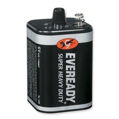 Energizer Eveready 6-Volt Zinc Carbon Lantern Battery 1 pk Bulk