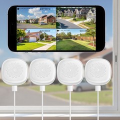 2K Window Camera WIFI Security Camera Color Night Vision Ai Detection 5GHz WiFi