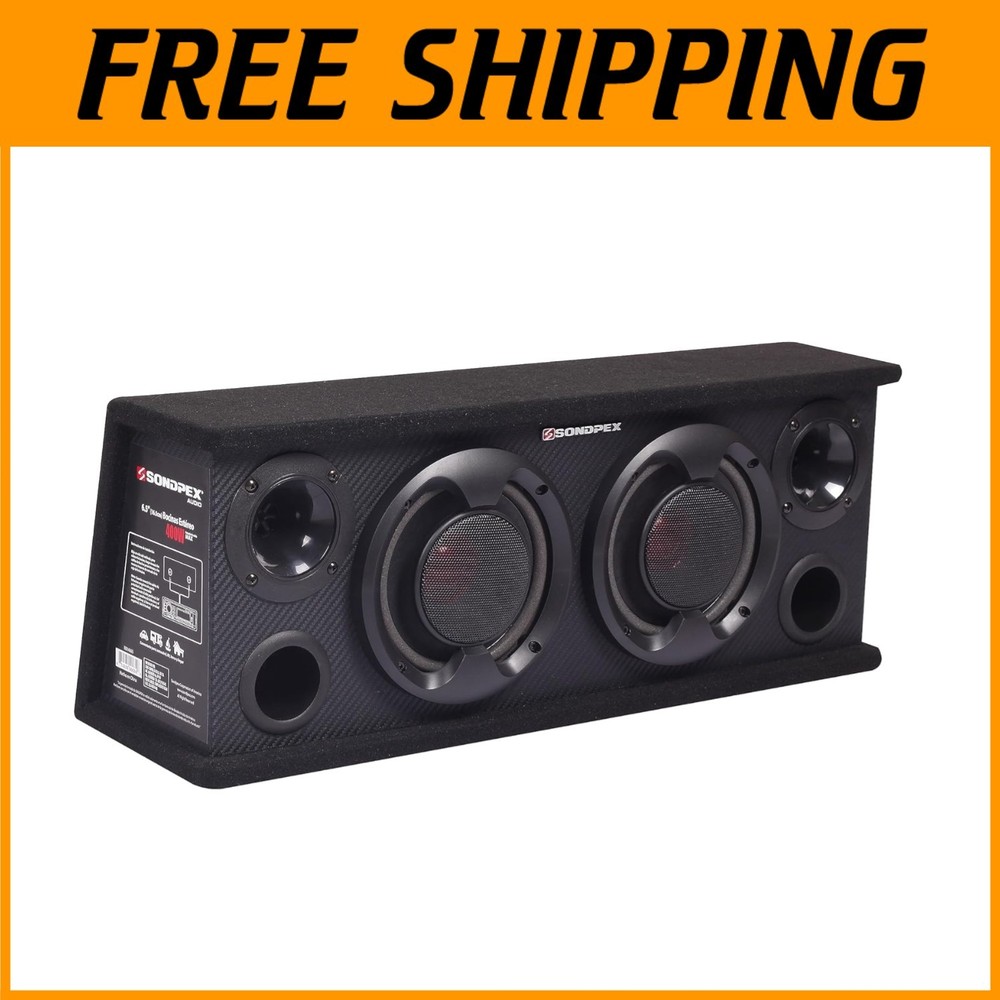 6.5-Inch 400W Car Speakers, Full Range, Enhanced Bass=