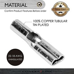 Conext Link QDUF-110R25 Uninsulated Quick Disconnect 0.110″ 22-18 Gauge