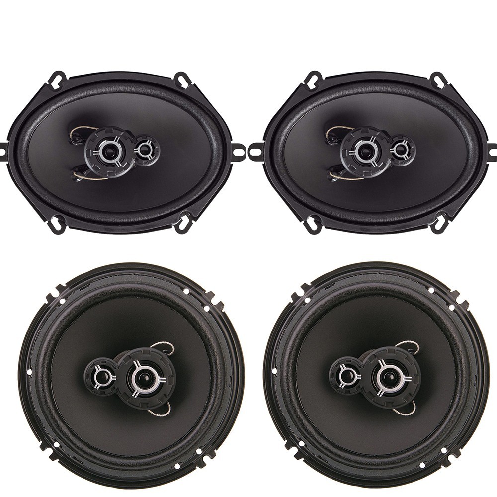 300W 6.5″ & 350W 6″x8″ Speakers for 1987-1993 Ford Mustang & 1992-1996 F150