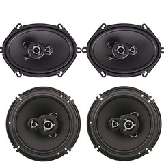 300W 6.5″ & 350W 6″x8″ Speakers for 1987-1993 Ford Mustang & 1992-1996 F150
