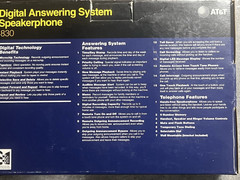 Digital Answering System Speakerphone 1830 In Box Appears New- Vintage 1994 AT&T