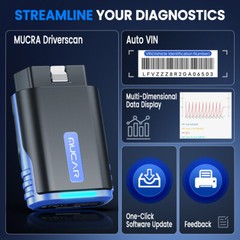 MUCAR DriverScan Bluetooth Bidirectional All System Diagnostic Tool OBD2 Scanner
