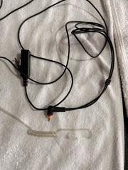 Lot of 3 Earpieces Headsets For Motorola SL300 TLK100 Radio 2 Tube 1 ARC Earhook