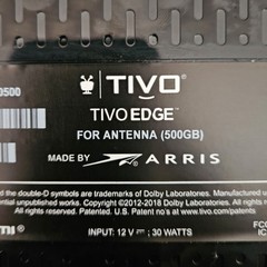 RARE TIVO EDGE for ANTENNA / OTA ~ LIFETIME SERVICE ~ TRANSFER READY