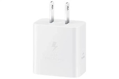 🔥 Samsung 25W Super Fast Charger USB C Wall Adapter White Open Box 🔥
