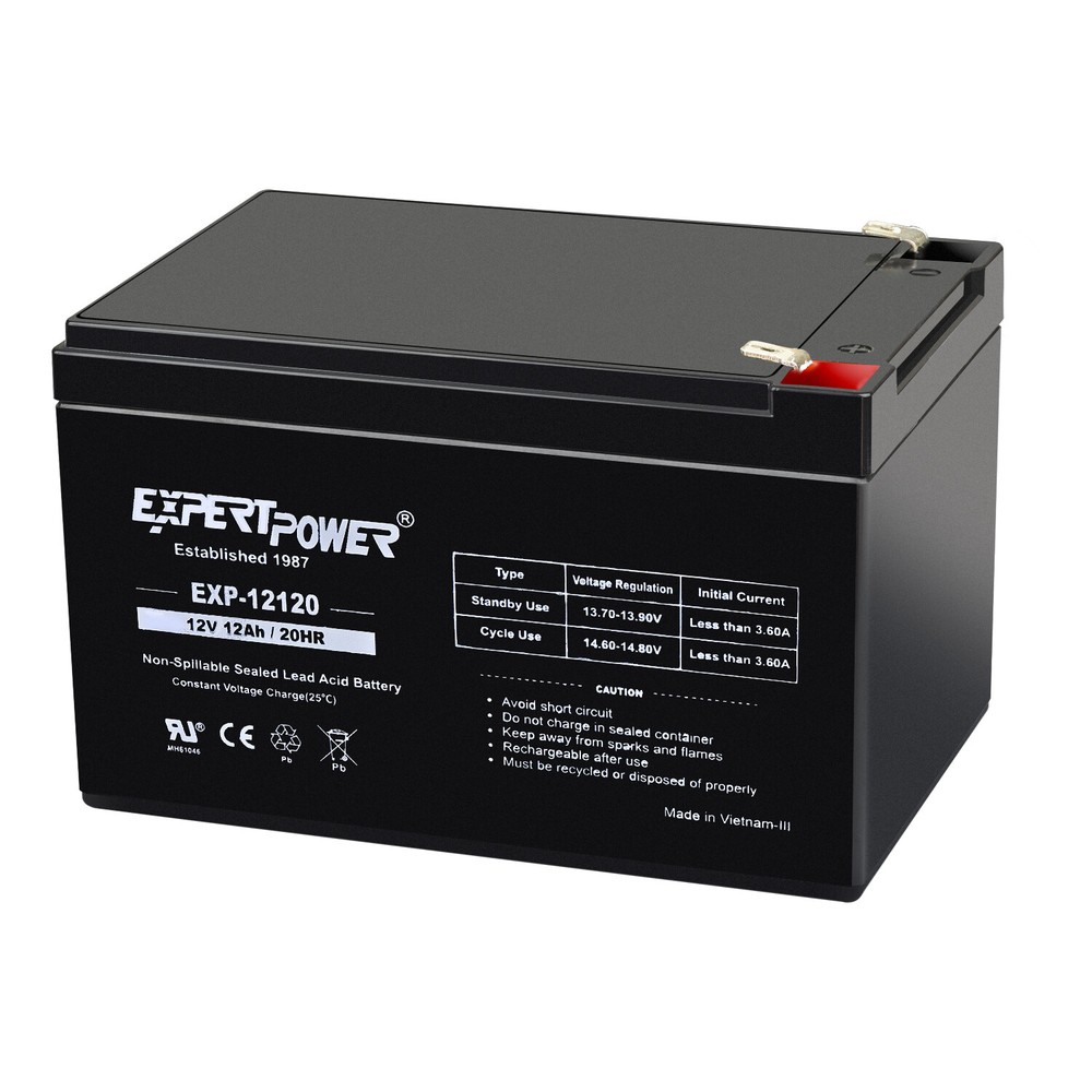12V 12 Ah NP12 12Ah Battery Replacement For Modified EZIP Scooter 650 750 900 F2