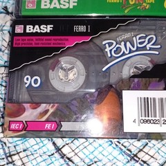 Lot of 10 BASF 60 & 90 Type I Blank Cassette Tape Made in Indonesia Nos Rare