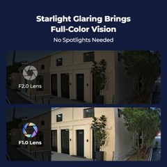 REOLINK CX410 2K 4MP PoE Security Camera F1.0 Aperture Color Night Vision Light