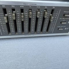Vintage PIONEER SG-550 GRAPHIC EQUALIZER Japan Powers On