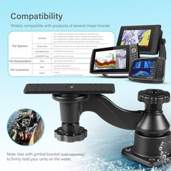 Fishfinder Mount w/ 6-in Swing Arm Fit for echoMAP/GPSMAP/Apex/Helix/Elite/Hook