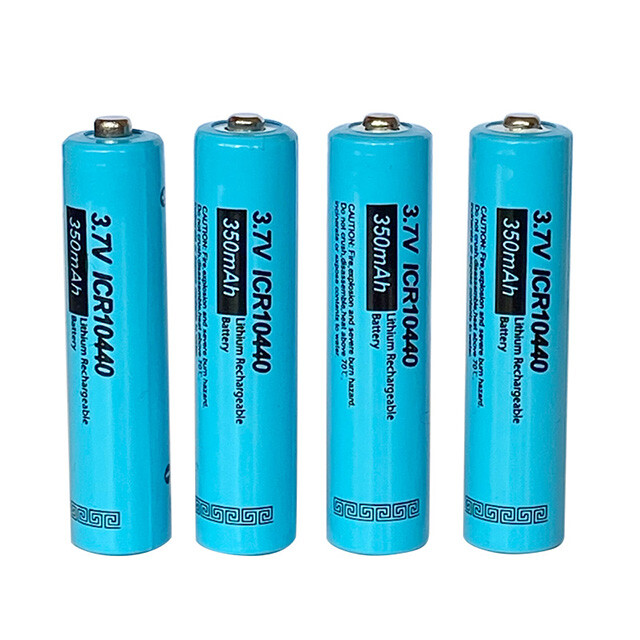 4x 3.7V AAA Rechargeable Li-ion Triple A Batteries Button Top for weapon lights