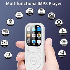 32GB MP3 Player 1.8″ IPS Screen Bluetooth 5.4 APE/FLAC Playback 12H Battery